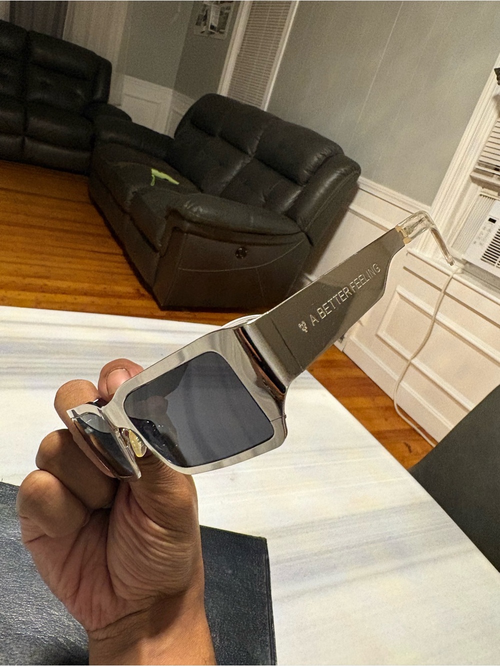 A Better Feeling POLLUX Stainless Steel Chrome Sunglasses